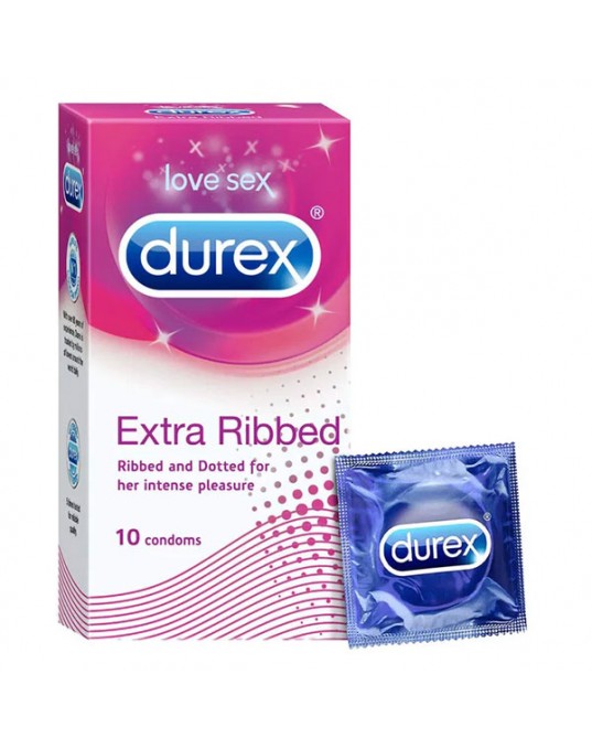 Durex Extra Ribbed Condom