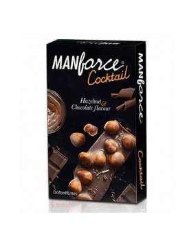 Manforce Chocolate & Hazelnut Dotted-Ring Cocktail Condom