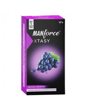 Manforce Xtasy Condom Black Grape