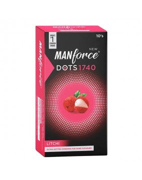 Manforce Dots 1740 Condom Litchi