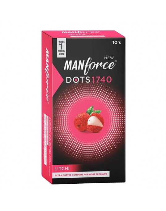 Manforce Dots 1740 Condom Litchi