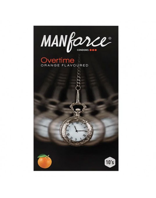 Manforce Condom Overtime Orange