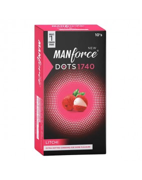 Manforce Dots 1740 Condom Litchi