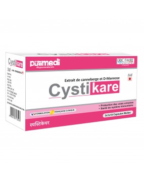 Urinary Tract Woman Natural Supplement Soft Gel- IMP- 3x1x10 Strip- French Formulation- puremedi-CYSTIKARE