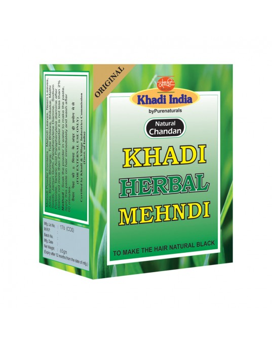 QuikHenna Herbal Black Mehndi - 65gm (Pack of 6)