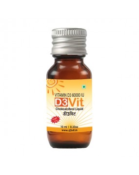 Vitamin D3 Liquid Suspension Supplement- 10ml- French Formulation- puremedi-D3VIT 