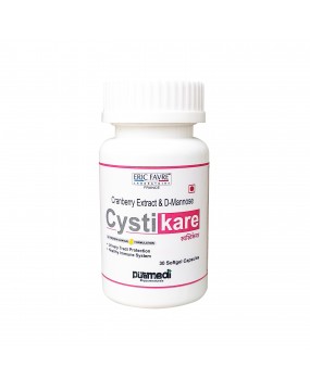 CYSTIKARE Natural Supplement for Urinary Tract Health Support (30 Softgel Capsules Plastic Jar)