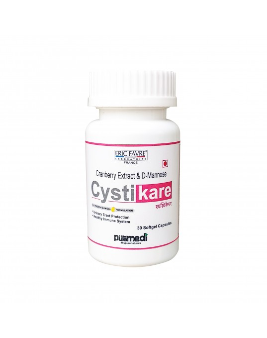 CYSTIKARE Natural Supplement for Urinary Tract Health Support (30 Softgel Capsules Plastic Jar)