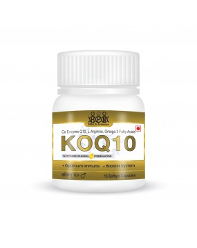 KOQ10, Energy Supplement for Men - KIN - 15 Softgel Caps Jar