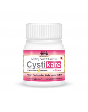 CYSTIKARE Natural Supplement for Urinary Tract Health Support (15 Softgel Capsules Plastic Jar)