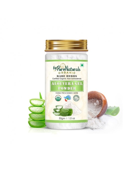 Organic byPurenaturals Aloevera Gel Powder - 30 gm