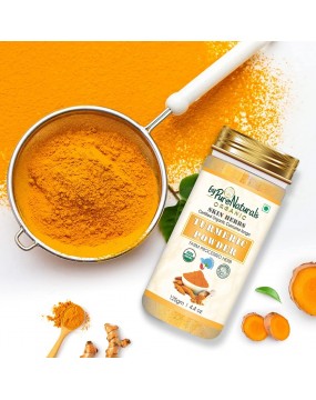 Organic byPurenaturals Turmeric 5% Daru Haridra Herb Powder-125gm