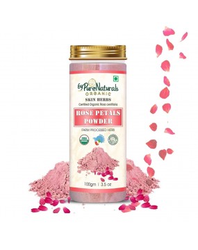 Organic byPurenaturals Rose Petals Herb Powder - 100gm