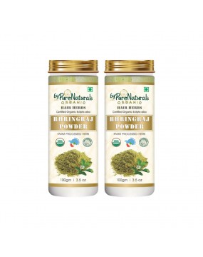 Organic byPurenaturals Bhringraj Herb Powder - 100gm (Pack of 2)