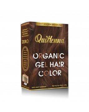 QuikHenna Organic Gel Hair Color 5G Light Brown